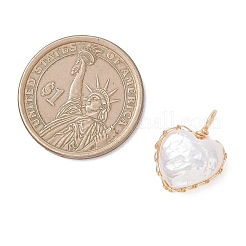 Natural Keshi Pearl Pendants&nbsp;PALLOY-JF04784