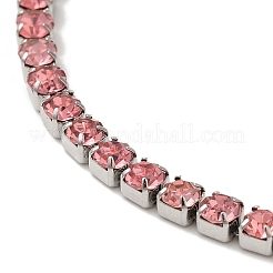 304 Stainless Steel Rhinestone Cup Chain Bracelets&nbsp;BJEW-S002-01C