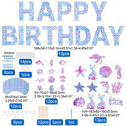 Birthday Decoration Paper Flag Banners&nbsp;HJEW-WH0042-86