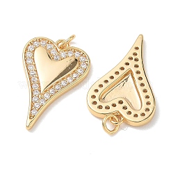 SHEGRACE Valentine's Day Brass Clear Cubic Zirconia Pendants&nbsp;XGRQ3K759-561G