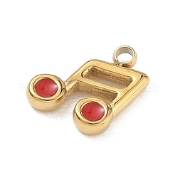 304 Stainless Steel Enamel Pendants&nbsp;STAS-I369-09G