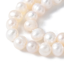 Natural Cultured Freshwater Pearl Beads Strands&nbsp;PEAR-I007-07O-03A