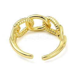 Brass Open Cuff Rings&nbsp;RJEW-B051-43G