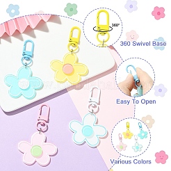 4Pcs Acrylic Pendant Decorations&nbsp;HJEW-YW00338