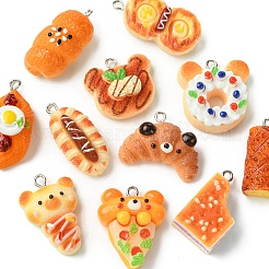 11Pcs 11 Styles Resin Imitation Food Pendants&nbsp;FIND-FS0002-61