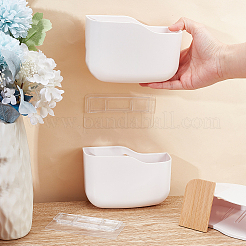 PP Plastic Wall-mounted Remote Control Holders&nbsp;AJEW-WH0020-80