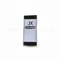 Polyester Clothing Size Labels(XL)&nbsp;LS-FIND-WH0003-76B