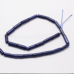 Natural Lapis Lazuli Column Bead Strands&nbsp;G-M264-15