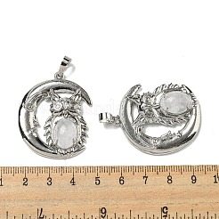 Natural Quartz Crystal Pendants&nbsp;G-M434-03P-21