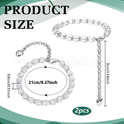 2Pcs Resin & Iron Rhinestine Shoelace Chain&nbsp;AJEW-PH0006-77