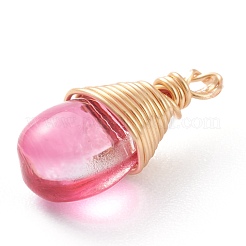 Transparent Glass Pendants&nbsp;PALLOY-JF00560