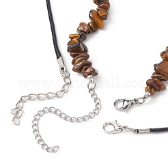 2Pcs 2 Style Natural Tiger Eye Bullet & Alloy Sun Pendant Necklaces Set&nbsp;NJEW-JN04514-03