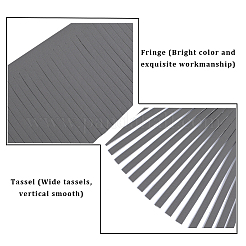 2M Imitation Leather Fringe Trimmings&nbsp;DIY-GF0008-48A