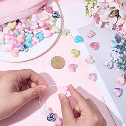 100Pcs Imitation Gemstone Acrylic Beads&nbsp;OACR-SP0002-12