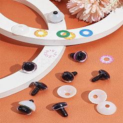 10 Sets 5 Colors Plastic Doll Craft Eyes&nbsp;KY-LP0001-01