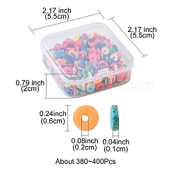 1 Strand Handmade Polymer Clay Beads Strand&nbsp;CLAY-YW0001-85