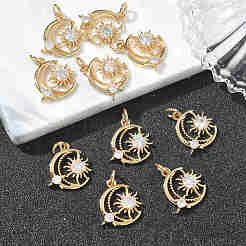 SHEGRACE Valentine's Day Brass Clear Cubic Zirconia Pendants&nbsp;XGRQ3K682-536G