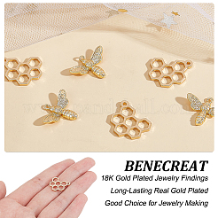 12Pcs 2 Style Brass Charms&nbsp;KK-BC0009-29