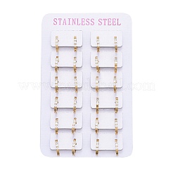 304 Stainless Steel Huggie Hoop Earrings&nbsp;EJEW-L252-042G-1