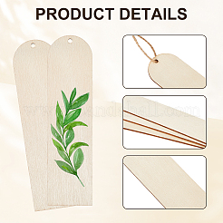 DIY Wood Bookmarks Making Kits&nbsp;WOOD-SP0001-21A