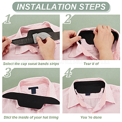 PVC Disposable Neck Collar Sweat Pads&nbsp;FIND-WH0139-259