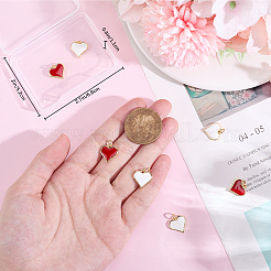 10Pcs 2 Colors Real 18K Gold Plated Brass Charms&nbsp;KK-BBC0016-07