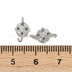 Brass Connector Charms&nbsp;KK-H078-28P