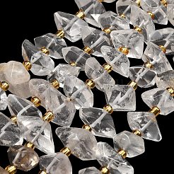 Natural Quartz Crystal Beads Strands&nbsp;G-F833-T02-02