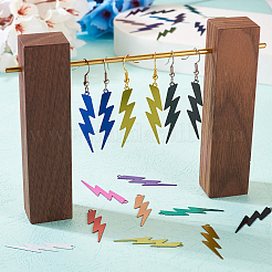 66Pcs 11 Colors Spray Painted 430 Stainless Steel Filigree Pendants&nbsp;STAS-TA0002-18