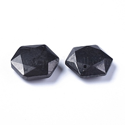 Natural Shungite Pendants&nbsp;G-L505-32