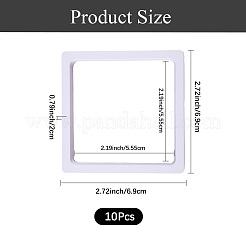 10Pcs Plastic 3D Film Floating Frame Displays Cases&nbsp;CON-SP0001-11C-01