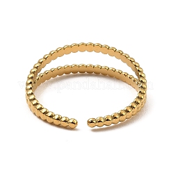 304 Stainless Steel Open Cuff Rings&nbsp;RJEW-Z018-12G