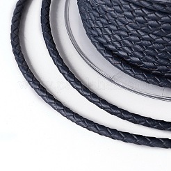 Braided Cowhide Cord&nbsp;WL-I003-3mm-D-14