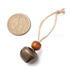 Iron Bell Pendant Decoration&nbsp;HJEW-JM02488-03