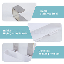 Stainless Steel & ABS Plastic Toilet Tank Cleaning Tablet Holder&nbsp;AJEW-WH0817-026