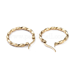 201 Stainless Steel Hoop Earrings&nbsp;EJEW-I245-07B