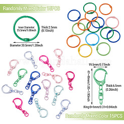 15Pcs Spray Painted Alloy Swivel Snap Hook Clasps&nbsp;FIND-TA0010-57