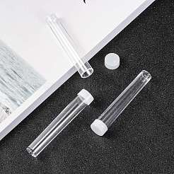 Clear Tube Plastic Bead Containers with Lid&nbsp;C066Y-01