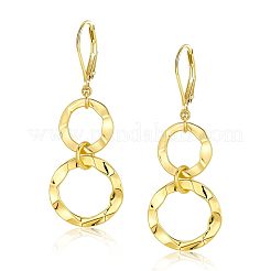 Brass Leverback Earrings for Women&nbsp;WG58E1E-01