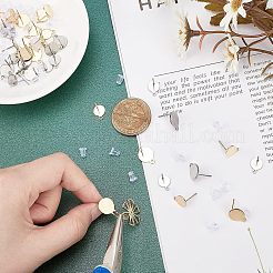 304 Stainless Steel Stud Earring Findings&nbsp;STAS-UN0021-21