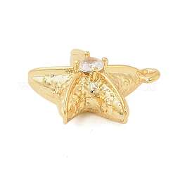 Brass Micro Pave Cubic Zirconia Pendants&nbsp;LS-KK-I380-06G