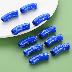 Opaque Spray Painted Acrylic Beads&nbsp;MACR-S372-001F-B02