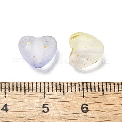 Frosted Transparent Acrylic Beads&nbsp;X-OACR-F013-01