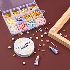 DIY Tassel Charm Beaded Bracelet Making Kit&nbsp;DIY-YW0005-29