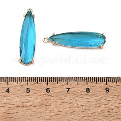 Transparent Glass Pendants&nbsp;GLAA-T007-15G