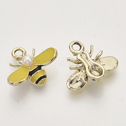 Alloy Enamel Pendants&nbsp;X-ENAM-S119-010B