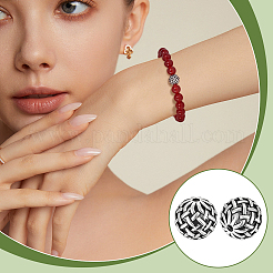 2Pcs 925 Sterling Silver Beads&nbsp;STER-BC0004-26