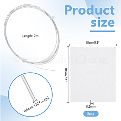 2M 925 Sterling Silver Full Hard Wires&nbsp;STER-PH0002-13B