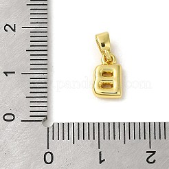 Rack Plating Brass Charms&nbsp;KK-C053-04G-B
