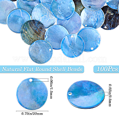 Natural Akoya Shell Pendants&nbsp;BSHE-BBC0001-05B-02